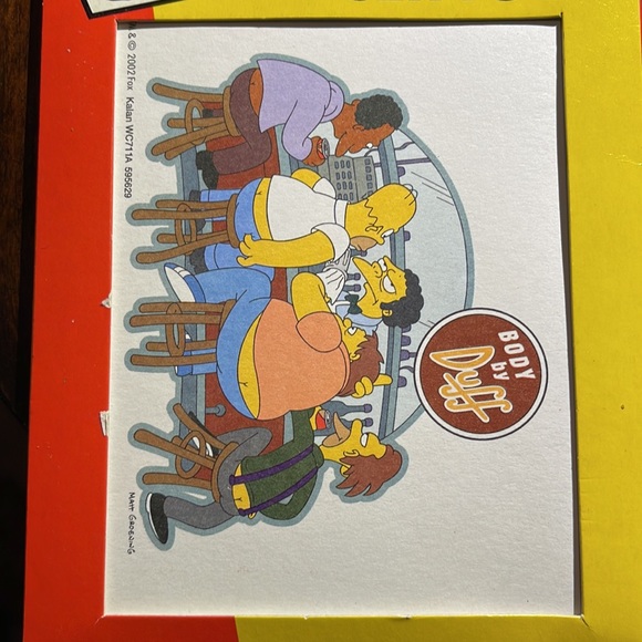 The SIMPSONS 2000 Air Freshener & 2002 The SIMPSONS Window Clings VTG VHTF 🔥🔥 - Picture 2 of 6